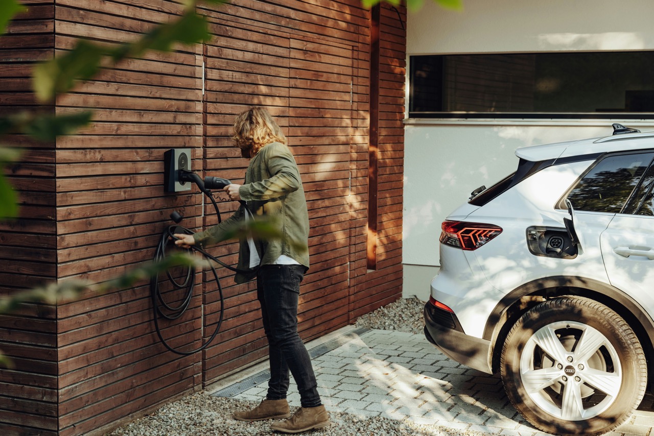 EV charging at a UK Airbnb holiday let