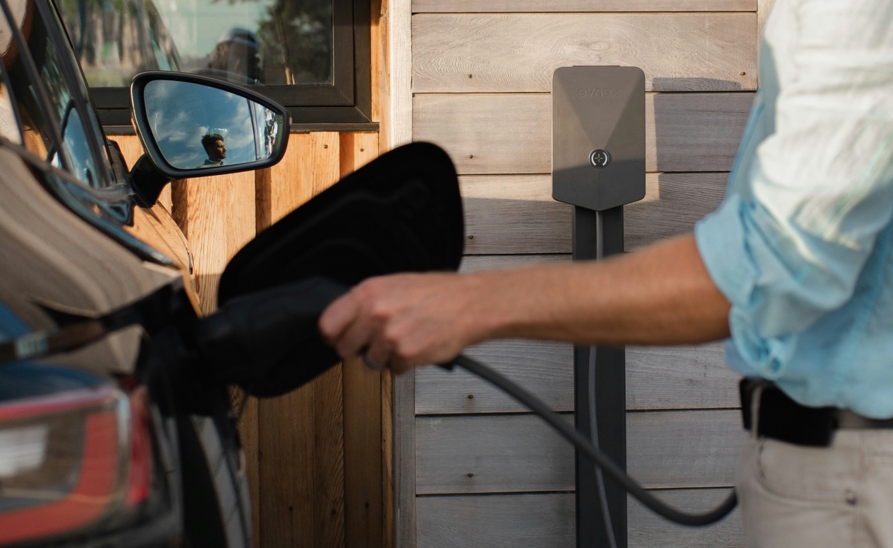 EV charger at a UK holiday let property